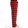 #followme Men's Poplin Pajamas - Buffalo Plaid Pajama Pants for Men with Pockets- Lounge & Sleep PJ Bottoms - image 2 of 3