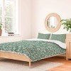 Deny Designs Wagner Campelo Chinese Flowers Duvet Cover and Pillow Shams - 3 of 4