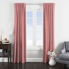 Bacati - Red Stripes Cotton Printed Single Window Curtain Panel - 4 of 4