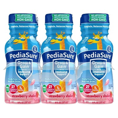 PediaSure Grow  Gain Strawberry Shake - 6pk/48 fl oz