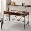 MH London Bilbao 22" Solid Wood and Metal  Base Writing Desk - 2 of 4