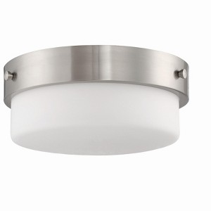 Craftmade Lighting Oak Street 2 - Light Flush Mount in  Brushed Polished Nickel - 1 of 3