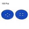 Unique Bargains Resin DIY Craft Flat 4-Hole Sewing Buttons 100 Pcs - 3 of 4