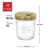 Bormioli Rocco Quattro Stagioni Set of 12 Clear Airtight Mason Jars, Made from Food Safe Durable Glass, Made in Italy - 2 of 4