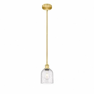 Bella - 1 Light Stem Hung Mini Pendant In Industrial Style-9 Inches Tall and 5.5 Inches Wide - 1 of 1