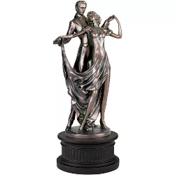 Kensington Hill Dancing Lovers 13 1/2"H Sculpture With Black Round Riser