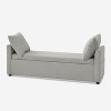 Andrea Modern Storage Bench|ARTFUL LIVING DESIGN - 3 of 4