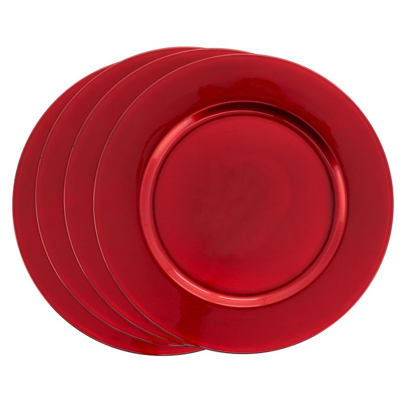 Saro Lifestyle Classic Solid Color Charger Plates, 3 of 6