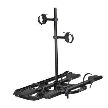 Yakima OnRamp 2 Inch EBike Hitch Mounted Bike Rack Holds 2 Bicycles up to 66 Pounds Each Compatible with Yakima BackSwing and StraightShot, Black