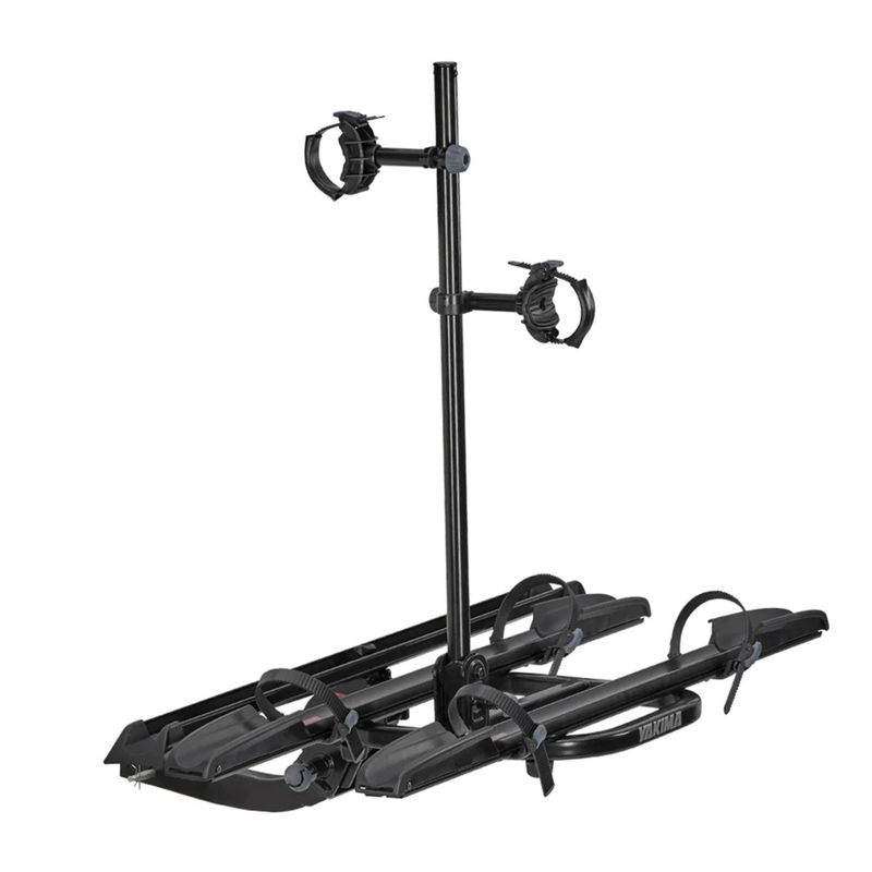 Yakima OnRamp 2 Inch EBike Hitch Mounted Bike Rack Holds 2 Bicycles up to 66 Pounds Each Compatible with Yakima BackSwing and StraightShot, Black, 1 of 7