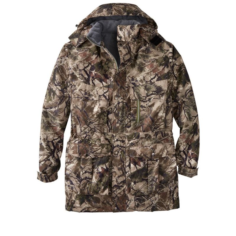 Boulder Creek by KingSize Men's Big & Tall  Fleece-Lined Parka with Detachable Hood and 6 Pockets Coat, 1 of 2