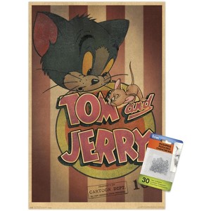 Trends International Tom And Jerry - Stripes Unframed Wall Poster Prints - 1 of 4