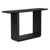 FURNIinspire Console Tables Living Room Console Table Display Table with Curved Corners, Narrow Console Table Side Table, Black, 16.1"*59.8"*34.2" - 4 of 4