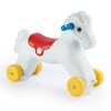 Dolu Wheeled Rocking Horse 2 in 1 Toddlers Ride On Toy and Removable Sled, White - 3 of 4