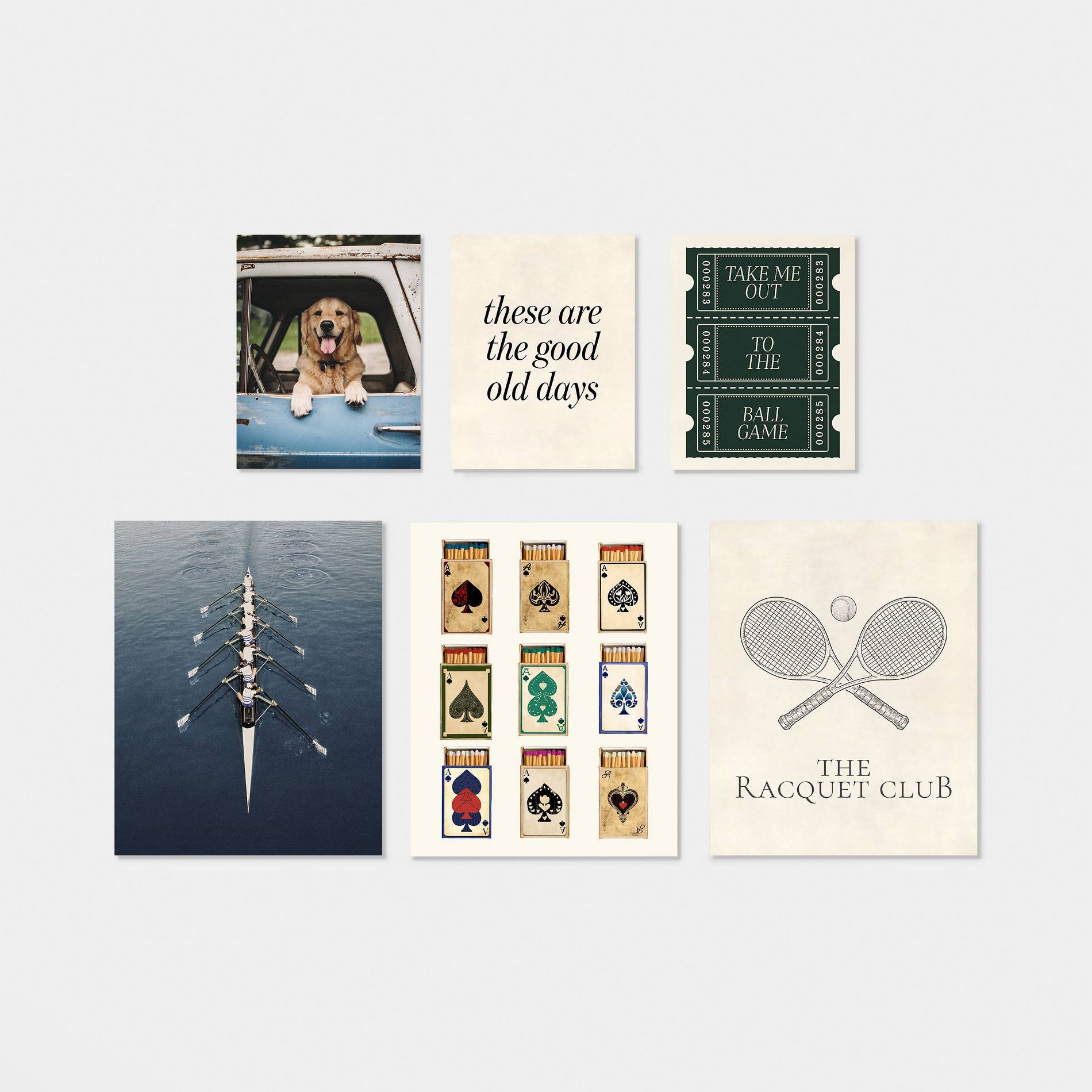 Set of 6 Class President Wall Art - Room Essentials™