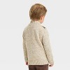 Toddler Boys' Quilted Zip-Up Sweater - Cat & Jack™ Olive Green - 2 of 3