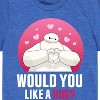 Boys' - Disney - Big Hero 6 Baymax Would You Like A Hug Short Sleeve Graphic T-Shirt - 2 of 4