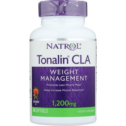 Natrol Weight Loss Supplements Tonalin CLA 1,200 mg Softgel 90ct - image 1 of 3