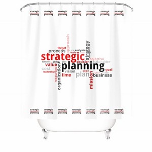 Planning Strategic Shower Curtains for Bathroom Waterproof Fabric Bath Curtain Durable Soft Stylish Bathroom Decor 72x72 Inch - 1 of 1