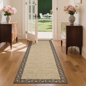 Washable Rugs for Living Room, Non-Slip Modern Neutral Area Rugs for Bedroom - 1 of 4
