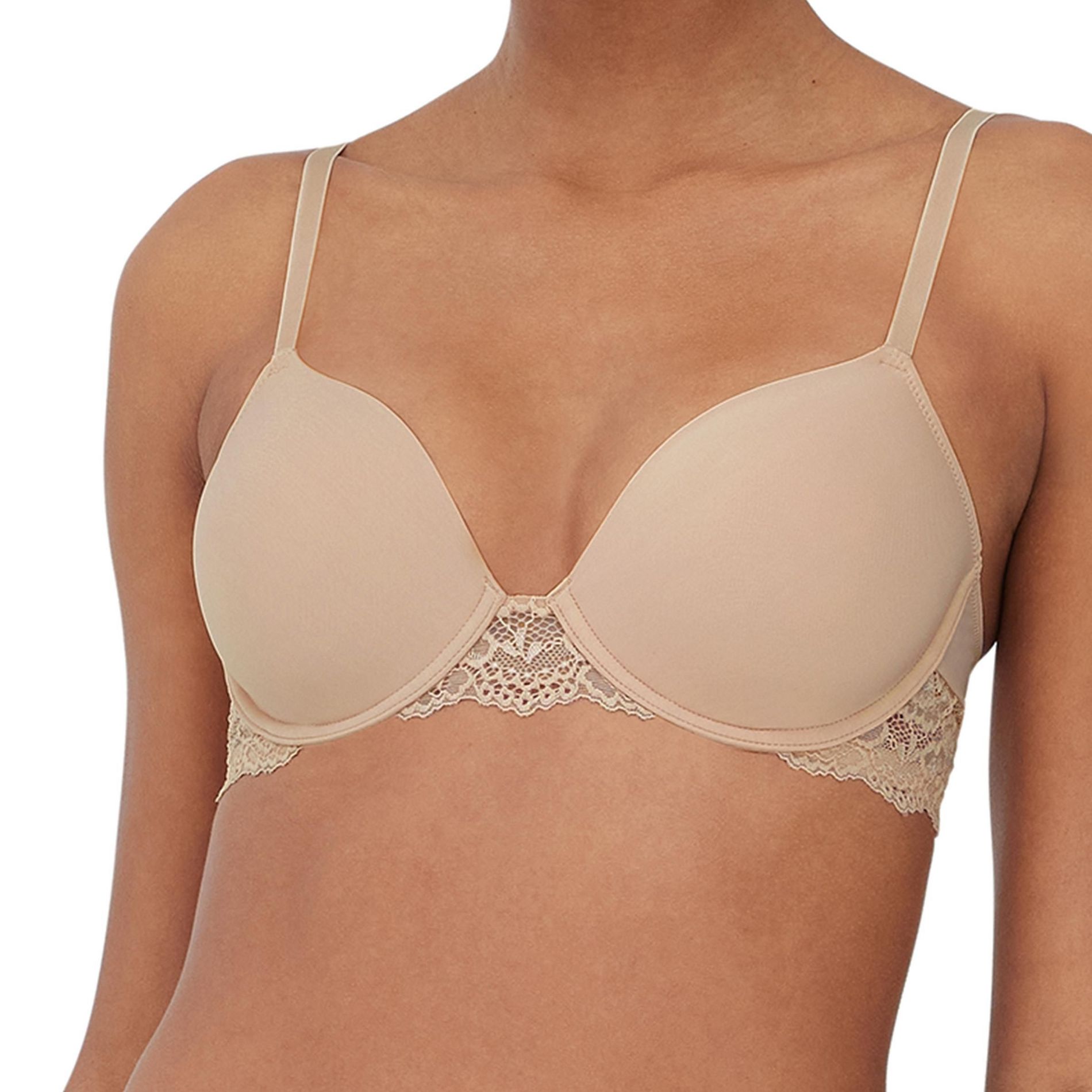 Skarlett Blue Women's Goddess Convertible Plunge T-Shirt Bra 321213, Cashmere, 30DDD