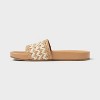 Women's Chloe Raffia Footbed Slide Sandals - Universal Thread™ - 2 of 4