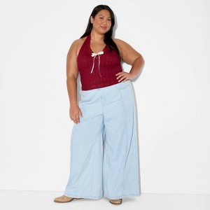 Women's Game Day Lace Halter Top - Wild Fable™ - 1 of 3