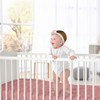 Sweet Jojo Designs Girl Baby Fitted Crib Sheet Diamond Tuft Mauve Pink Ivory Off White - 2 of 4