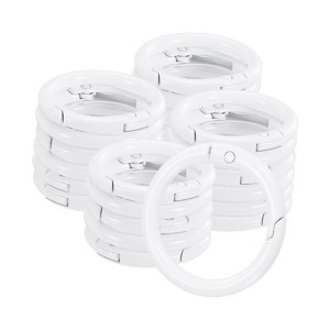 Unique Bargains Metal Spring O Rings Zinc Alloy Durable Multipurpose Lightweight Buckle - 1 of 4