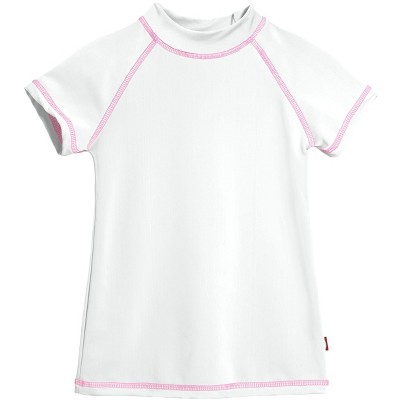 City Threads USA-Made Girls UPF 50+ Short Sleeve Rashguard