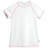 City Threads USA-Made Girls UPF 50+ Short Sleeve Rashguard - 2 of 4