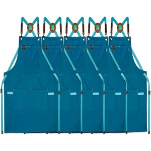 Heavy-Duty Multi-Pocket Canvas Apron - for Gardening, Painting, BBQ, Carpentry & More, Adjustable Sizes M to XXL for All Professions - 1 of 4