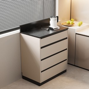 Luck Live 31.49 inch. Grooved transparent glass door, with 6 storage drawers - 1 of 4