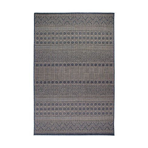 World Rug Gallery Geometric Bohemian Indoor/outdoor Area Rug - Blue 7 ...