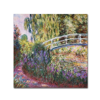 Trademark Fine Art -Claude Monet 'The Japanese Bridge IV' Canvas Art.
