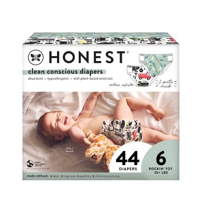 patterned disposable diapers