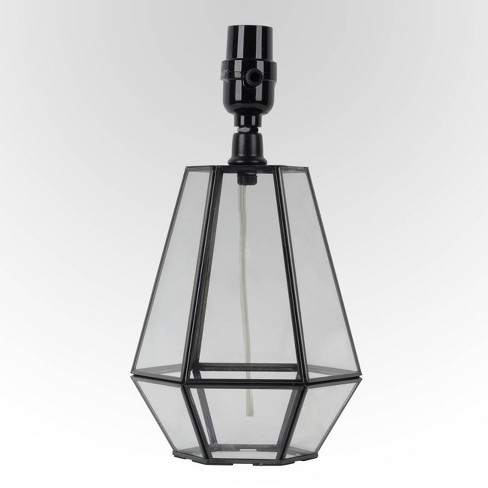 boog stuiten op Wonderbaarlijk Small Terrarium Table Lamp Base Black - Threshold™ : Target