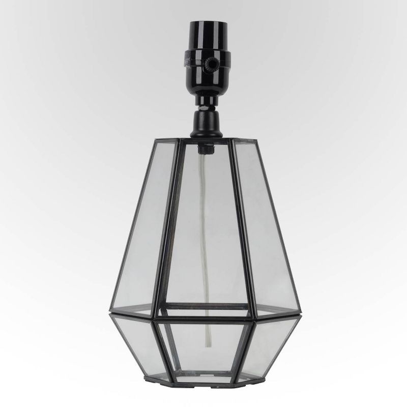 Small Terrarium Table Lamp Base Black - Threshold™, 1 of 6