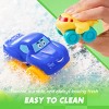 Joyfy 8 PCS Rubber Cartoon Cars with Play Mat, Mini Bath Toy Car for Toddlers, Boy Toys Birthday Gift, Party Favors for Kids Toddlers 2 3+ Year Old - 4 of 4