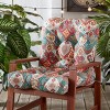Kensington Garden 21"x21" Outdoor Seat and Back Chair Cushion - 2 of 4