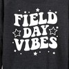 Women's - Instant Message - Field Day Vibes Lightweight French Terry Wide Neck Long Sleeve Graphic Shirt - 2 of 4
