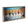 Stupell Industries Beach Friends Coastal Summer Fun Floating Frame Canvas Art, Brown, 25" x 11" - 2 of 4