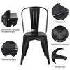 Yaheetech Pack of 4 Stackable Classic Metal Dining Chair for Indoor Outdoor - 4 of 4