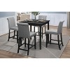 NicBex Dining Table Farmhouse Style Counter Height Wood Square Dining Table Wooden Dining Room Kitchen Furniture - 3 of 4