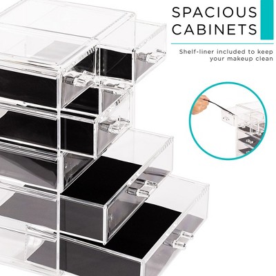 Clear Acrylic 7-Drawer Cosmetic and Jewelry Organizer