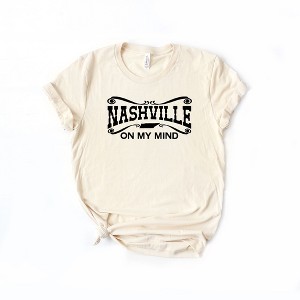 Simply Sage Market Women's Nashville On My Mind Short Sleeve Graphic Tee - 1 of 2