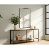 Elegant Lighting Contour Metal Rectangle Mirror 30x48 in Black - 3 of 4