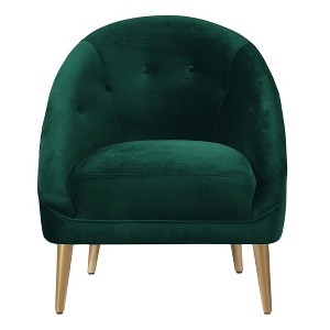 Taryn Accent Chair Dark Emerald - Picket House Furnishings, Dark Green