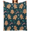DSANE Christmas Cookies Christmas Throw Blanket Soft Fleece Christmas Blanket Cozy Flannel Throw for Couch Bed - 2 of 4