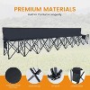 Docred Portable Bench 4/6/9 Seat Soccer Benches for Team, Folding Soccer Bench Chair Sideline Benches Camping Chairs with Carry Bag - 4 of 4